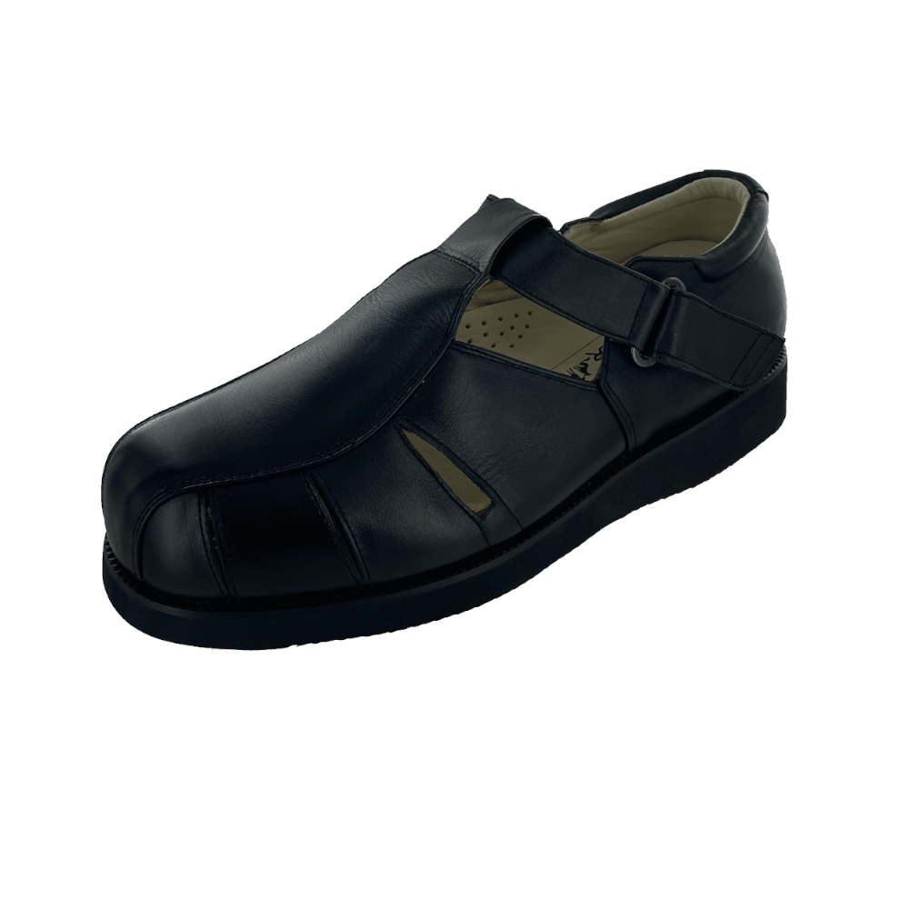 Apis Boxer Dogs Lady's Additional Depth Leather Comfort Shoes* - Medicool