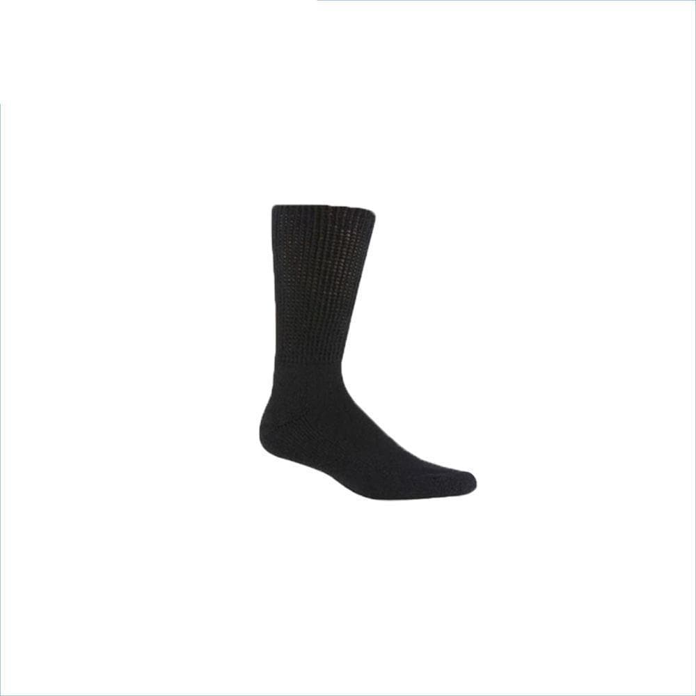 Care Sock Crew Black 6 - Pack - Medicool