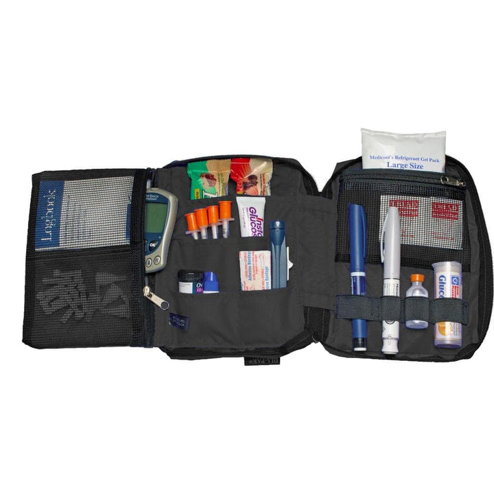 Dia - Pak® Deluxe - Supply Organizer and MediClip Sharps Storage - Syringe Clip - Medicool