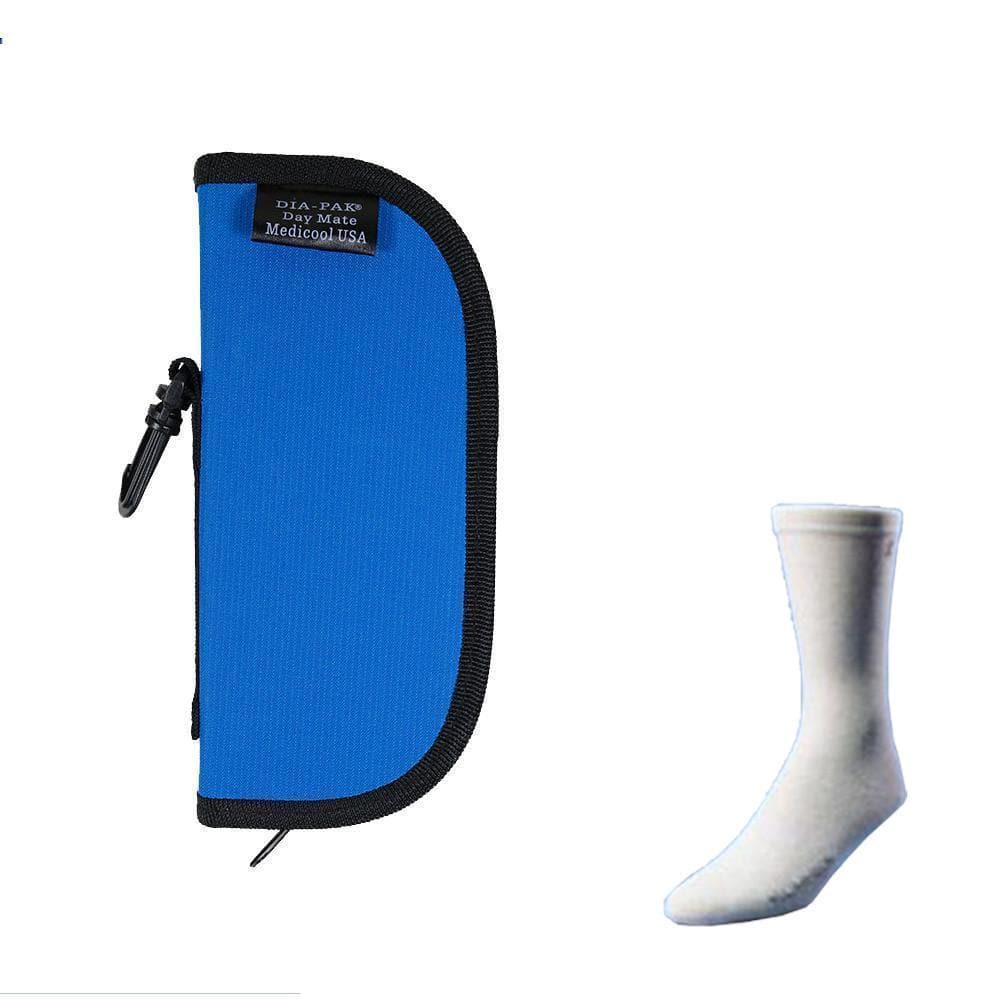 Dia-Pak® Daymate Insulin Carrying Case and Euro Comfort Diabetic Socks - Medicool