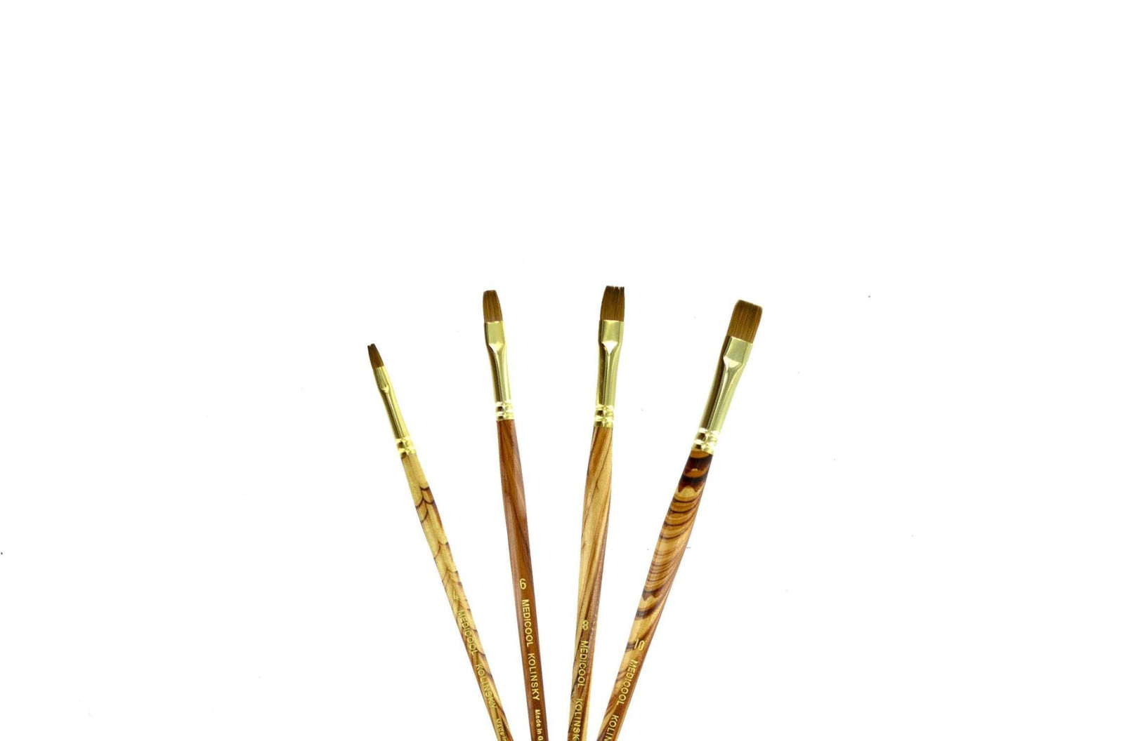 Kolinsky Flat Sable Brushes - Medicool