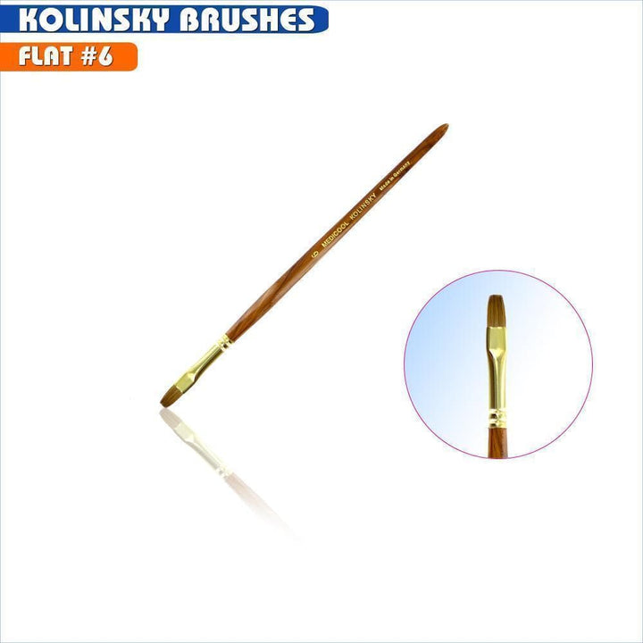 Gold Carbide Cone Bit -CC3- 4 Pack for Nails + Kolinsky Brush + Acrylic Powder - Medicool