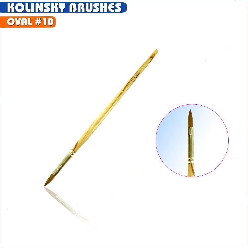 Gold Carbide Barrel Bits - 4 Pack for Nails + Kolinsky Brush + Acrylic Powder - Medicool