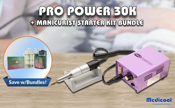 Medicool Pro Power 30K-Manicurist Starter Kit Bundle