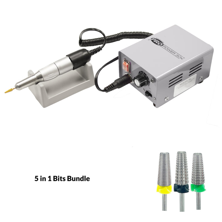 Pro Power 30K Electric File + Bit Bundles - Medicool