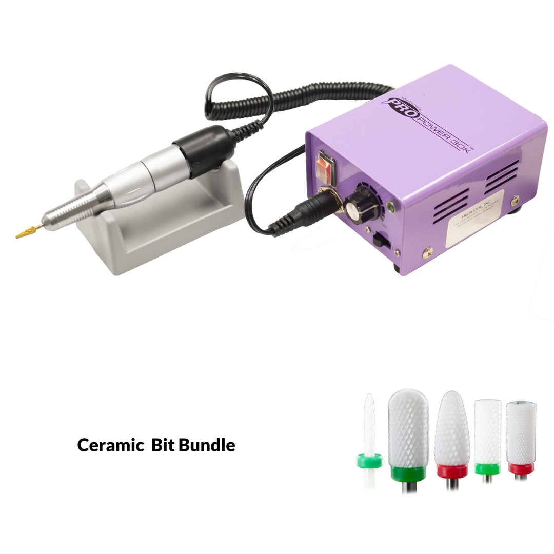 Pro Power 30K Electric File + Bit Bundles - Medicool