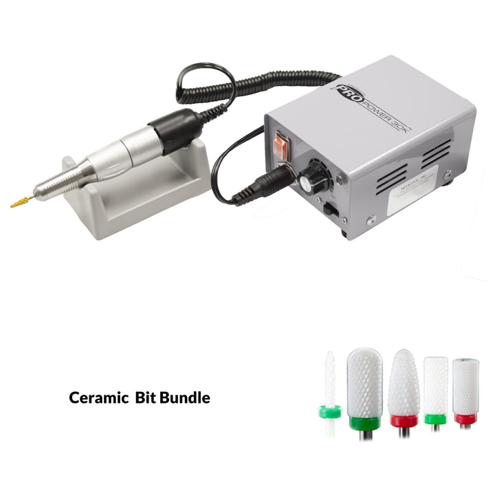Pro Power 30K Electric File + Bit Bundles - Medicool