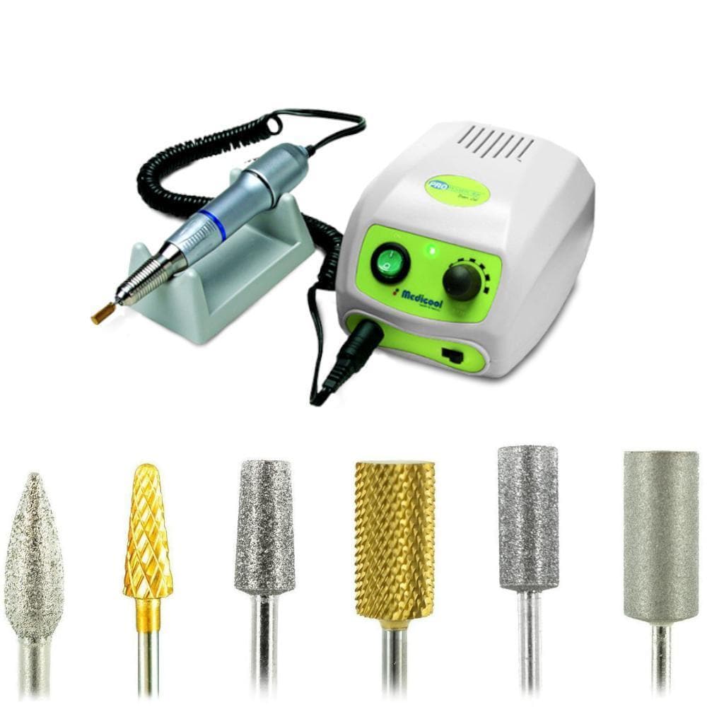 Pro Power® 35K Super Lab Debriding Drill + Standard Burr Kit - Medicool