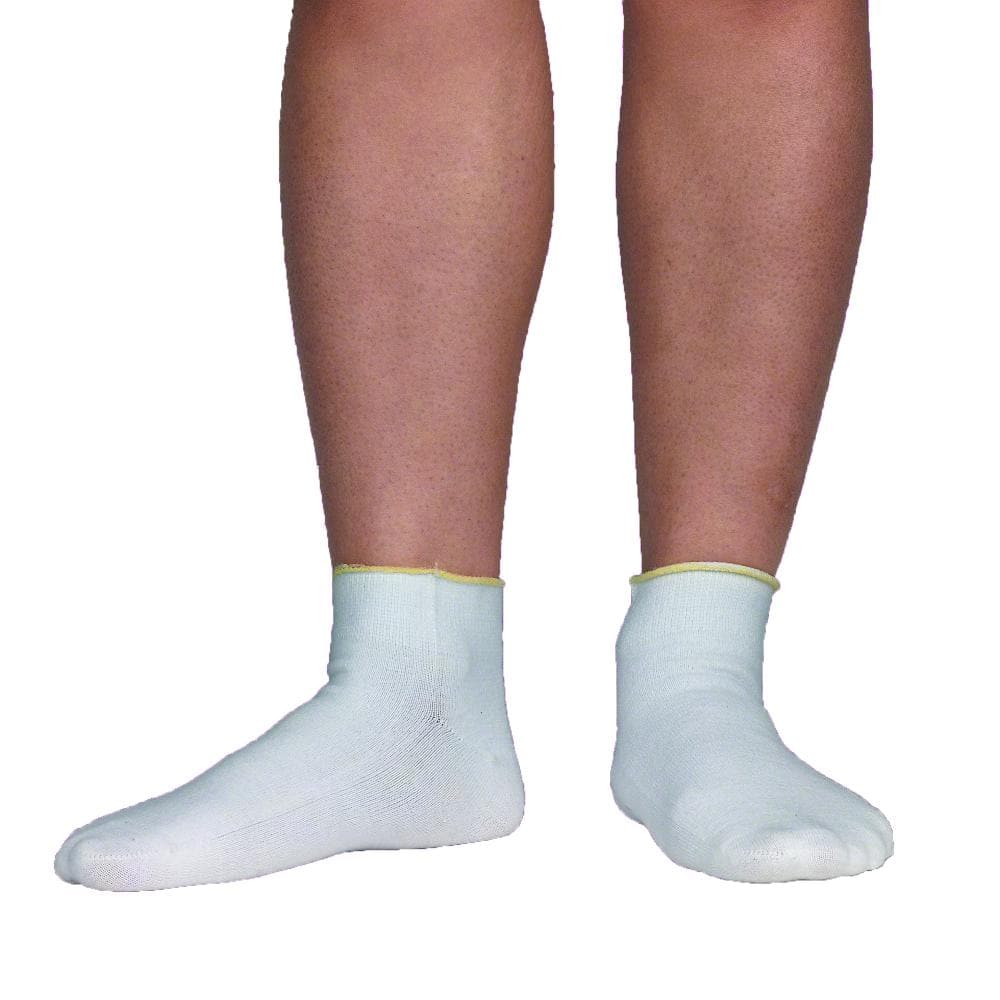 Smart Knit Mini Crew Sock White 6-Pack - Medicool