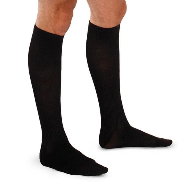 TheraFirm Men Support Sock Black 6 - Pack - Medicool