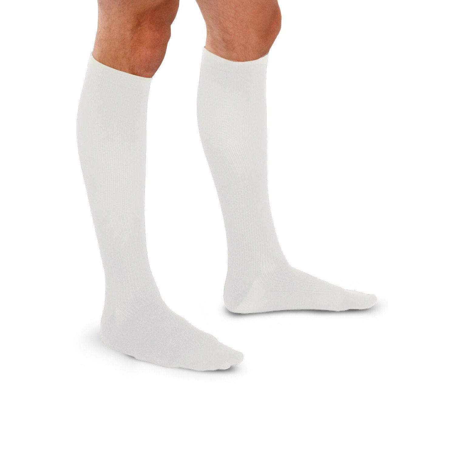 TheraFirm Men Support Sock White 6 - Pack - Medicool